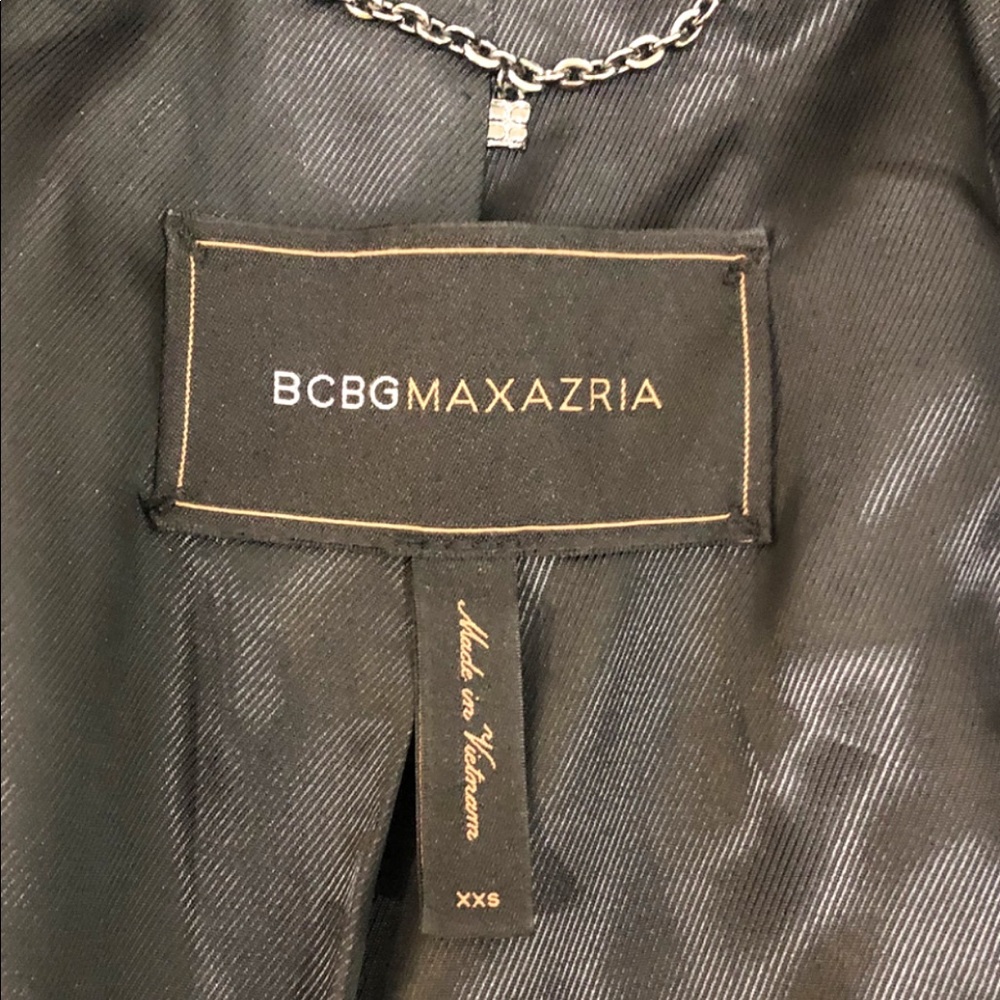 Bcbg Maxazria Wool Ruffle Peacoat - Picture 2 of 4